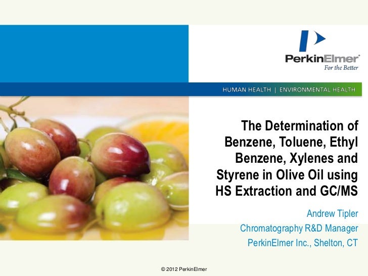 PerkinElmer The Determination of Benzene, Toluene, Ethyl Benzene, Xy…