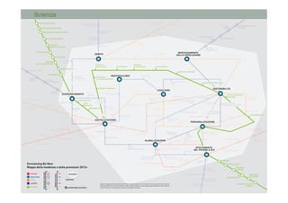 Scienza
open source biology

reti intelligenti
multisegmentate

mix big corporation/
micro aziende

materiali programmabili

manifatture
digitali

mappatura microbioma umano

bio-mimetismo

swarm robotics

sharavaggi
nuove generazioni
a est

network
artigianali

genomica personale
inversione
dell’invecchiamento

personal fabrication
& design

contadini
digitali

lavoro reloaded

esperienze
sensoriali

robotica

conﬂitto
generazionale

riparazione dna

DEBITO

INVECCHIAMENTO
DELLA POPOLAZIONE

micro turismi
urbani

e-voting

arti artiﬁciali

sharing space

valuta
virtuale

materiali
per l’autoguarigione

medicina
rigernerativa

swarm robotics

2 o più carriere

medicina
personalizzata

bio materiali

carne sintetica
agricoltura verticale

ortogenetica
nomadi
digitali

INDIVIDUALISMO

volatilità
ﬁnanziaziaria

virtual
world workers

outsourcing

trattamenti
con cellule staminali

micro economie
locali
biologie integrative

sense
making

DISORIENTAMENTO

ricongiungimenti
telepresenza

comunità
resilienti

famiglie
mononucleari

voluntourism

nano
generator
remote
work

turismo
medico

educitizens

biocomputing

reti intelligenti
crowd
ﬁnancing

telemedicina

piattaforme
didattiche inter-scuole
cittadini
temporanei
disintermediazione

mix di produzione
e servizi
produzione km 0

distretti creativi

crowd
sourcing

agricolture
urbane
mix low/
high tech

cooperazione
sud sud
combustibili
puliti

DIGITALIZZAZIONE
biomasse/
energia da riﬁuti

sociability

piattaforme
di insegnamento
students-to-students

narcisismo
digitale

competenze
cross-culturali

tecnologie green

scuola digitale

web semantico

welfare
aziendale

microblogging

app sviluppate
da studenti

hub culturali
cittadini
temporanei

SOSTENIBILITÀ

LOCALISMO

ipoattrattori

micro
ﬁnanza

gastronomia molecolare

integrazione
vita-lavoro

gamiﬁcation
co-working

GLOBALIZZAZIONE

sicurezza dati

personal narrativies

PERSONALIZZAZIONE

lavori
creativi
modelli
open collaborative

reti di trasmissioni
di energia
concentrazione
aree urbane speciﬁche

bio-edilizia
reti intelligenti

riuso

reti di razionalizzazione
energia
reti intelligenti
multi-segmentate

competenze
cross-culturali
remix

abbattimento
barriere

post
umanesimo

emozioni digitali

personal metrics
modelli
open-collaborative

organizzazioni
superstrutturate

INDUSTRIA
CITTÀ
LAVORO
SCIENZA

TREND 2013/2023

SAPERE

PREVISIONI 2020/2030

Envisioning Be New
Mappa delle tendenze e delle previsioni 2013+

design for disassembly

reti d’imprese

design for disassembly

scouting

wikicrazia

SPOSTAMENTO
DEL POTERE A EST

carbone pulito
travel
on demand

ri-regolamentazione

2010/2020
2020/2030

MACROTREND 2010/2025

megawatt

ﬁnanza
islamica

neo/no copyright

Questa mappa è stata elaborata da Mohma/HeiLab per Friuli Future Forum a partire da ricerche
realizzate da IftF, EnvisioningTech, OECD, What'sNext, Future Exploration Network, CIFS, World
Future Society. Realizzzazione graﬁca di Egidio Michele.

ﬁnancial
commons

nuove generazioni
a est

innovazione
a basso costo

fotosintesi
artiﬁciale
cibo
post transgenico

stoccaggio
di energia

convertitori termici
oceanici

 