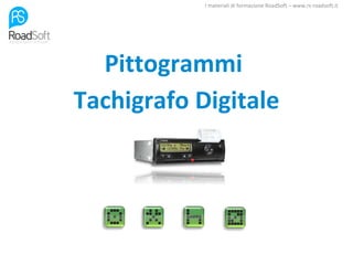 Pittogrammi  Tachigrafo Digitale 