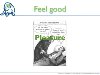 Feel good


Pleasure



      Copyright 2011 LeanDog, Inc. All Rights Reserved. Do not copy or distribute without permission.
 