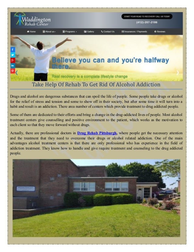 Alcohol Treatment & Rehab Center Pennsylvania Pittsburgh Drug Rehab