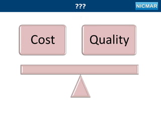 Outline of project ???
Cost Quality
 