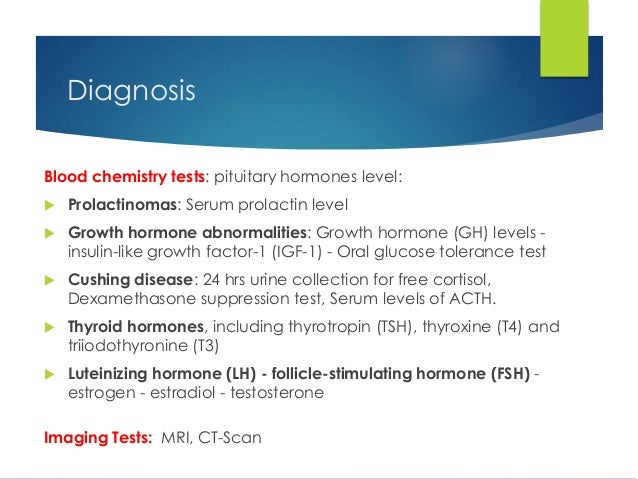 blood test igf-1 Adenoma Pituitary