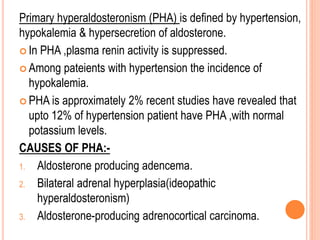 Pituitary disorders and Adrenal tumors | PPTX