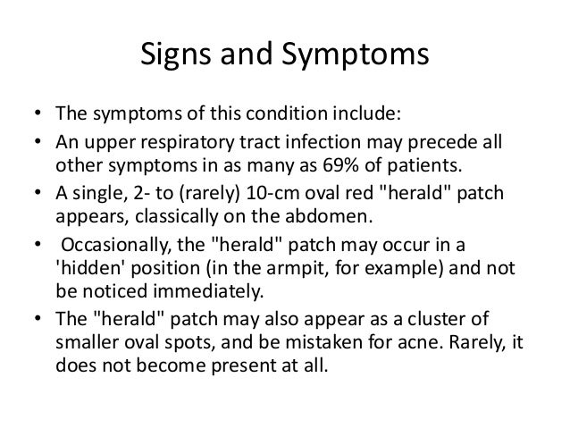 How does pityriasis rosea work?