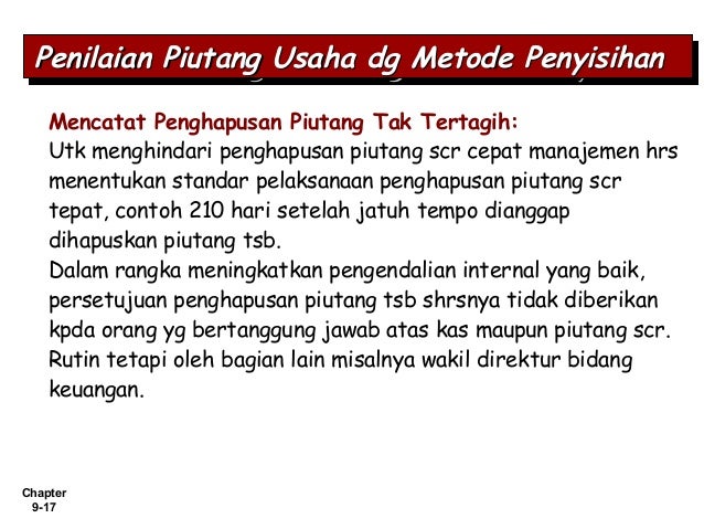 Piutang ussaha I