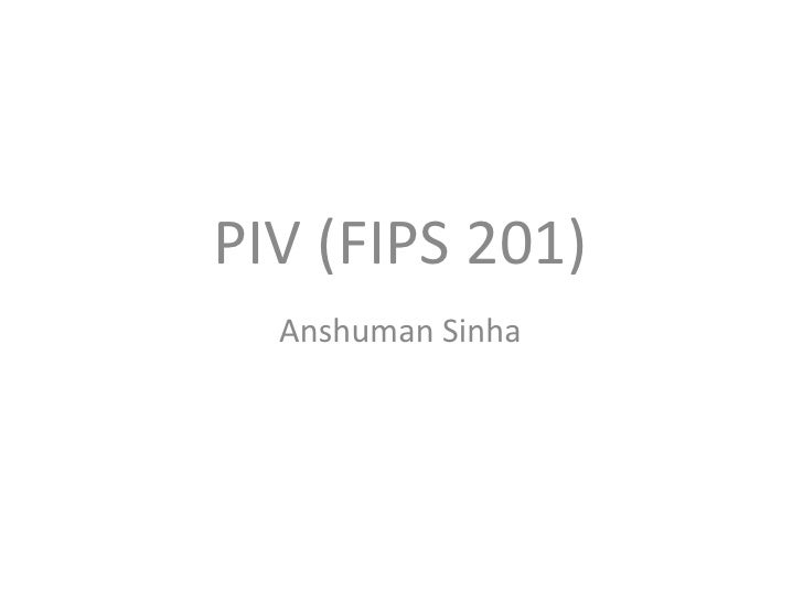 FIPS 201 / PIV