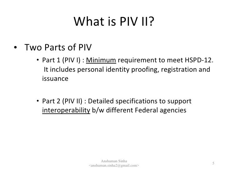 FIPS 201 / PIV