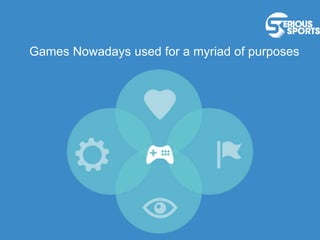 TITLE
Games Nowadays used for a myriad of purposes
 