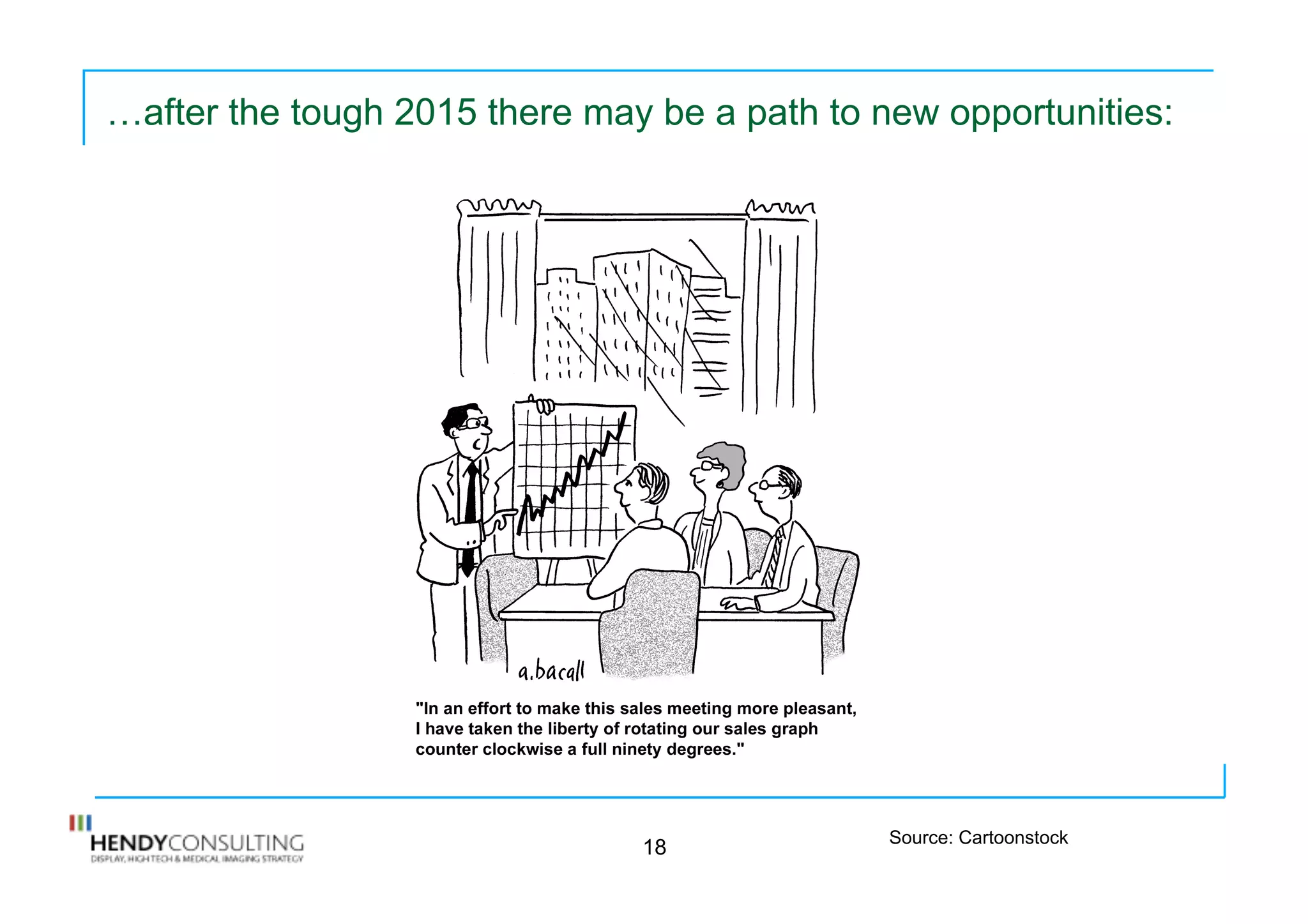 …after the tough 2015 there may be a path to new opportunities:
18 Source: Cartoonstock
 