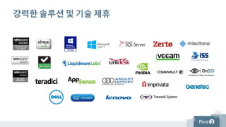 강력한 솔루션 및 기술 제휴
 