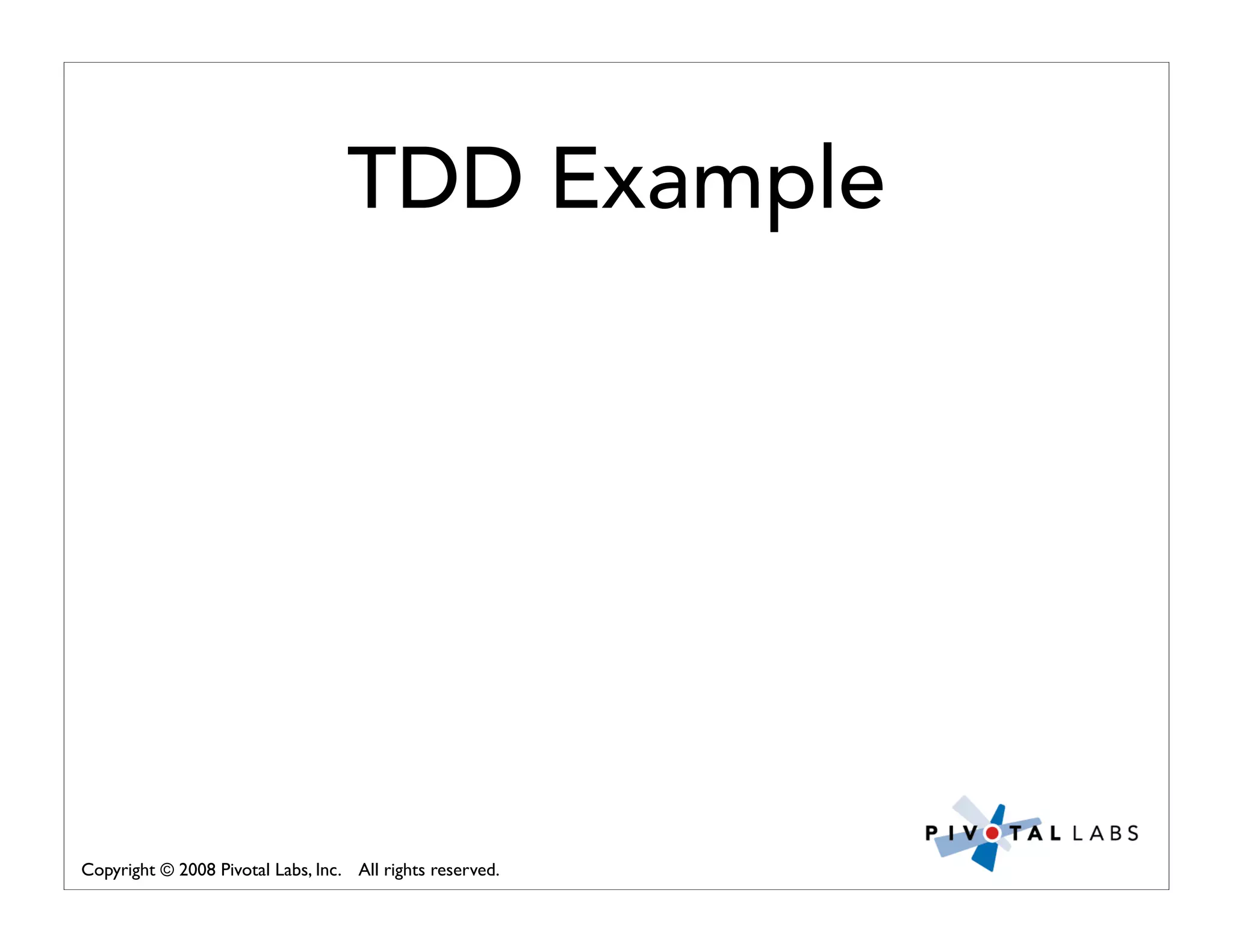 Pivotal Labs Open View Presentation Quality Assurance And Developer Testing