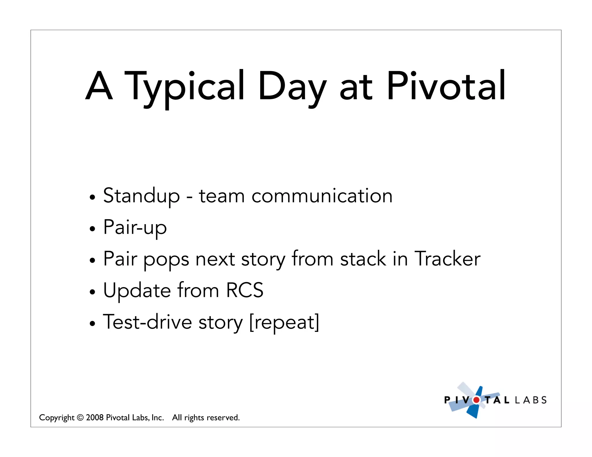Pivotal Labs Open View Presentation Quality Assurance And Developer Testing