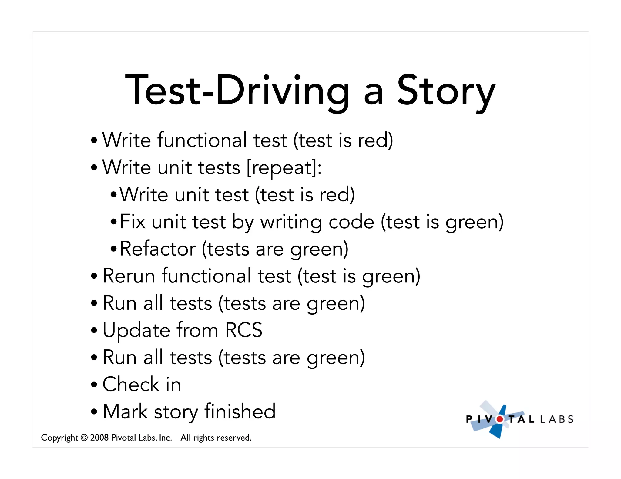 Pivotal Labs Open View Presentation Quality Assurance And Developer Testing