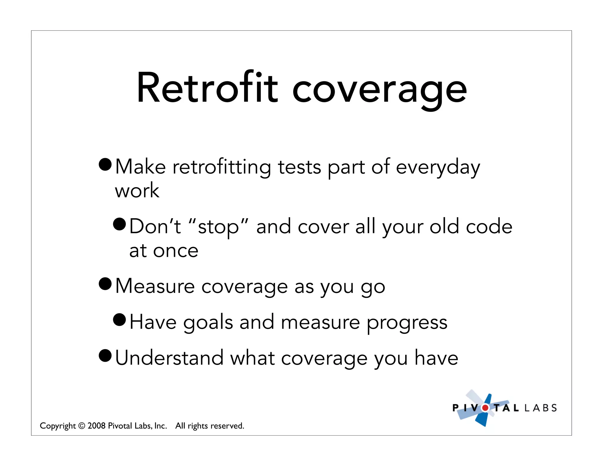Pivotal Labs Open View Presentation Quality Assurance And Developer Testing
