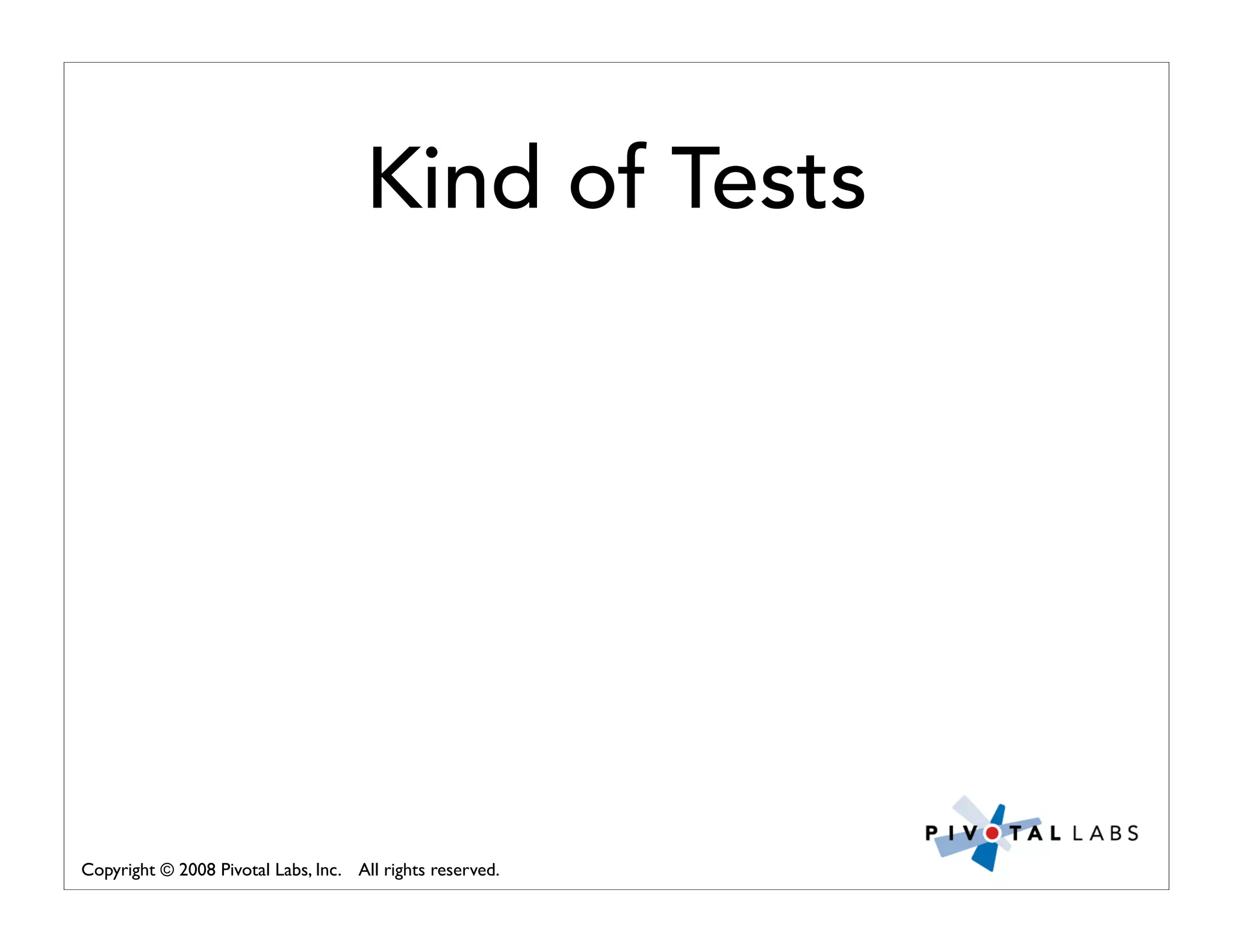 Pivotal Labs Open View Presentation Quality Assurance And Developer Testing