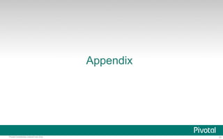 Appendix 
Pivotal Confidential–Internal Use Only 51 
 