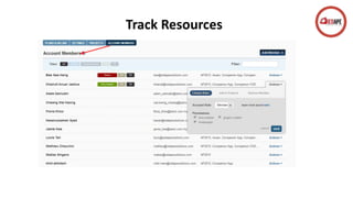 Track Resources
 