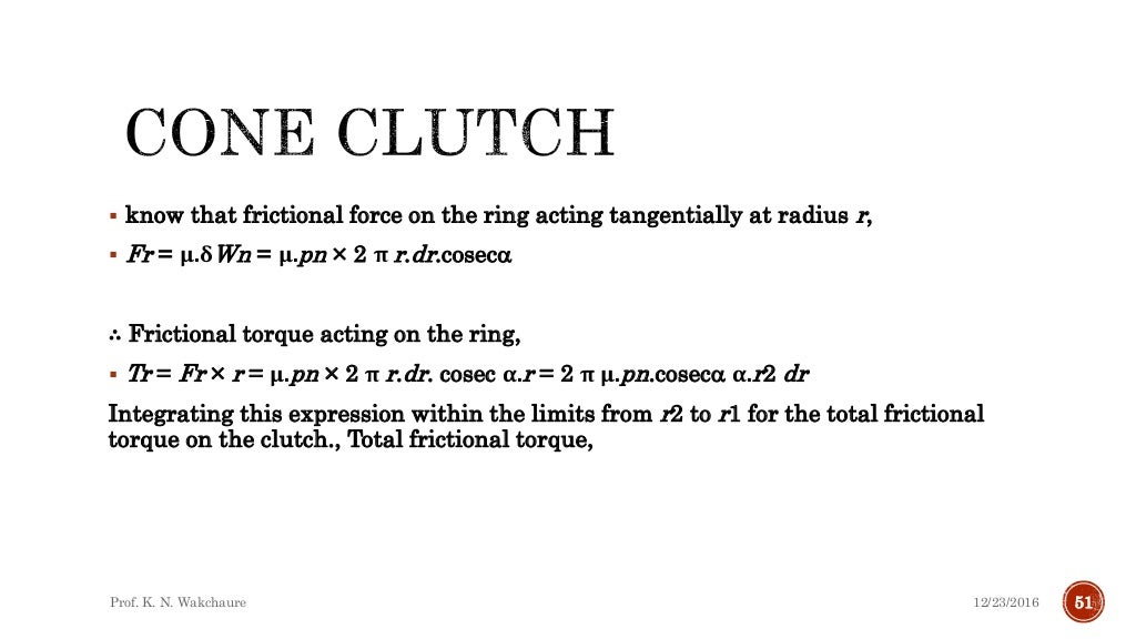 Pivot bearings and friction clutches