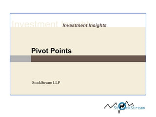 Investment InsightsInvestment Insights
Pivot Points
StockStream LLP
 
