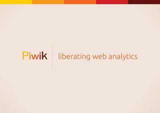 liberating web analytics
 