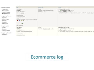 Ecommerce log
 
