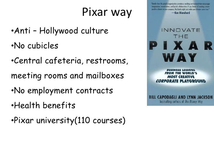 Pixar organizational structure