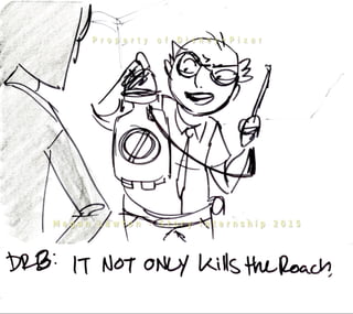 Pixar Story Internship 2015: X-Files