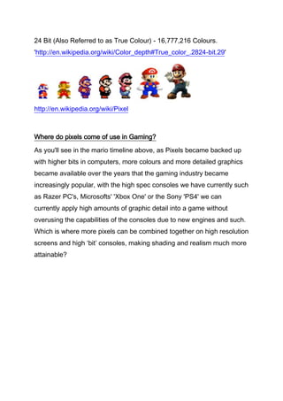 Pixel and resolution | DOCX