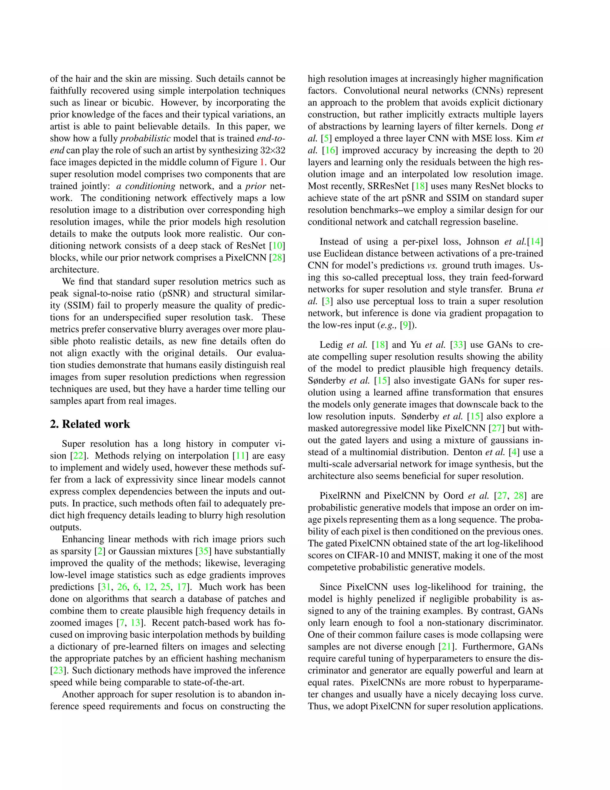 Pixel Recursive Super Resolution. Google Brain | PDF
