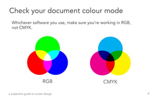 Subjective Guide to Screen Design - part 1 | PDF
