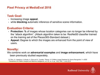 MediaEval 2018 Pixel Privacy: Task Overview
