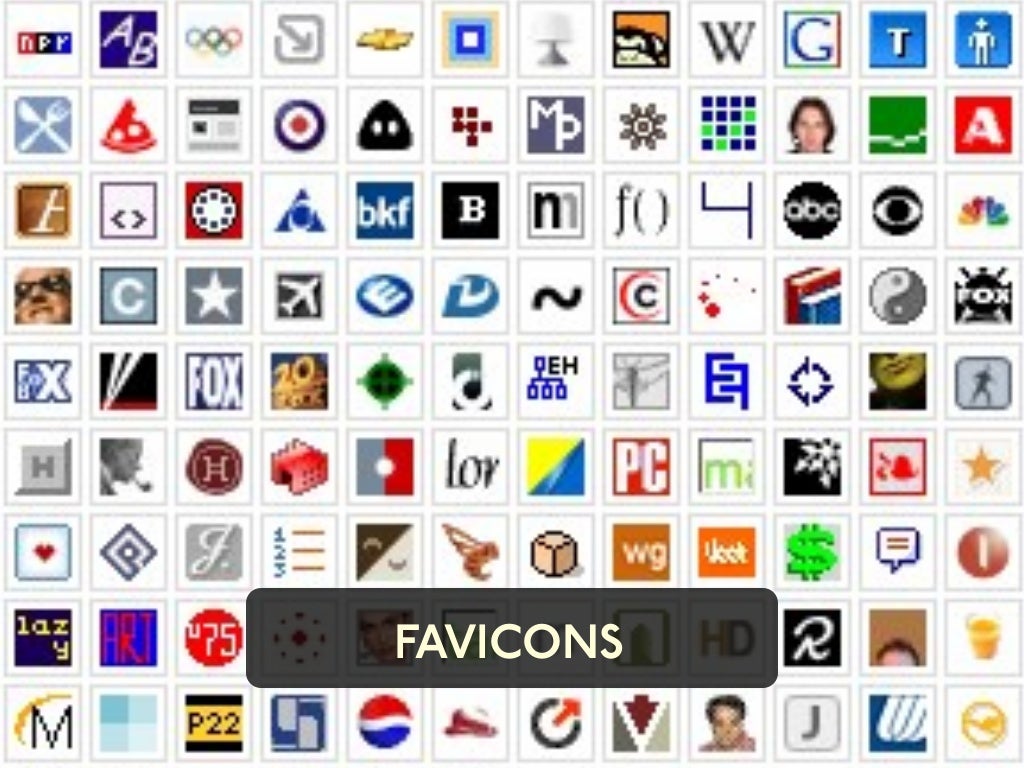 FAVICONS favicons