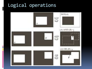 Logical operations
 
