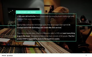 10#NUX5 @LolaOye
A 100-year old institution that is responsible for ensuring music creators get paid
whenever their work i...