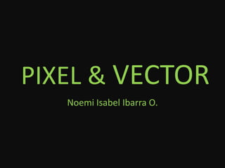 PIXEL & VECTOR Noemi Isabel Ibarra O. 