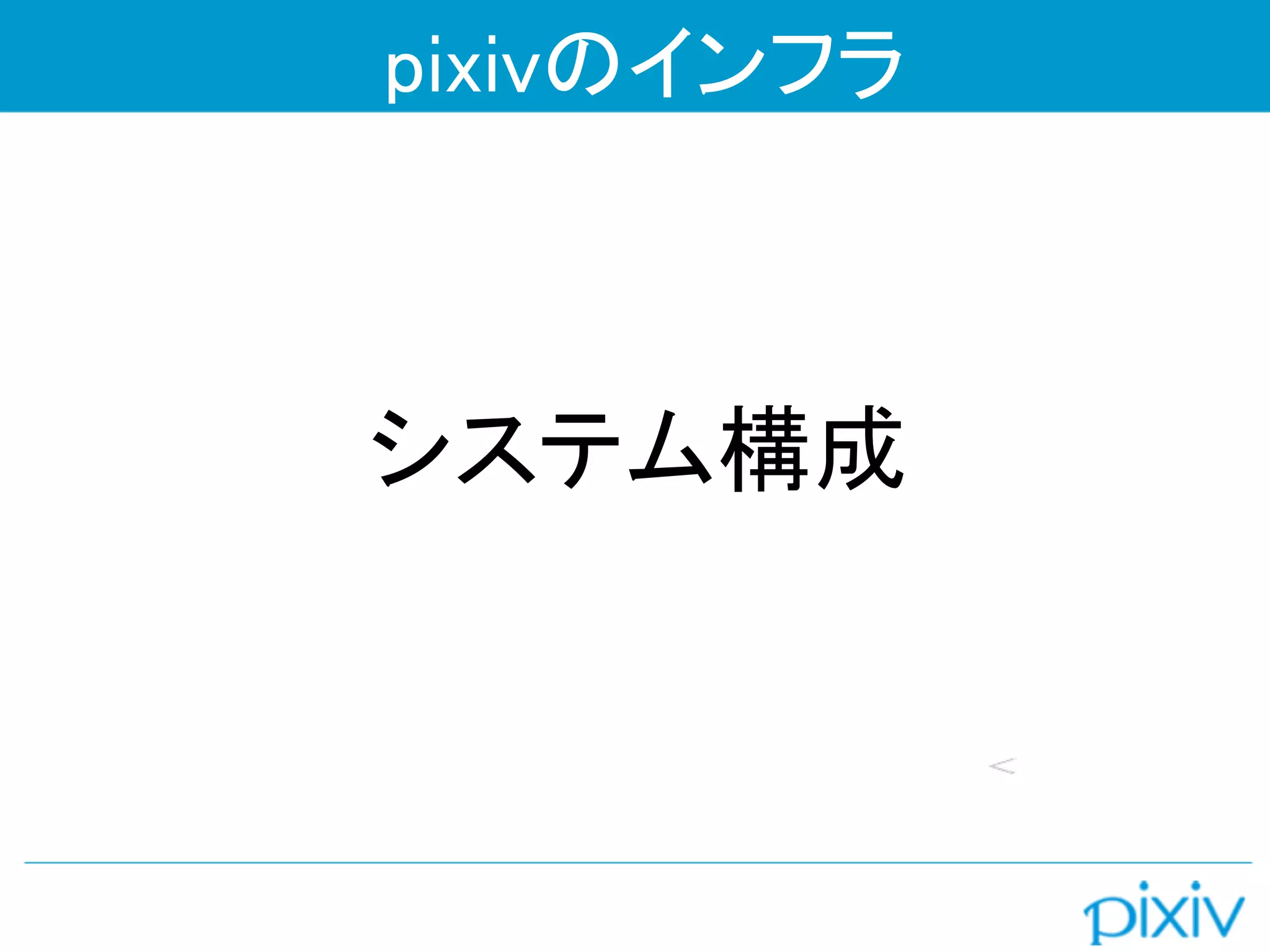 pixivのインフラ



システム構成
 