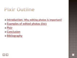 An Introduction to Pixlr Photo Editor