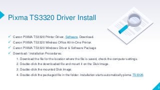 ts3320 printer setup