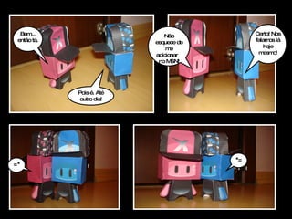 Bem... então tá. Pois é. Até outro dia! Não esquece de me adicionar  no MSN! Certo! Nos falamos lá hoje mesmo! =* *= 