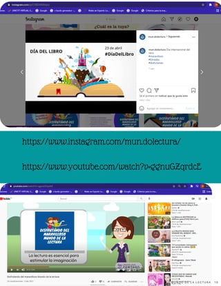 https://www.instagram.com/mun.dolectura/
https://www.youtube.com/watch?v=ggnuGZqrdcE
M U N D O D E L A L E C T U R A 1 0
 