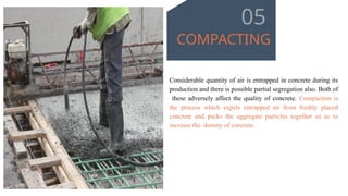 Concrete technology concrete manufacturing presentation | PPTX