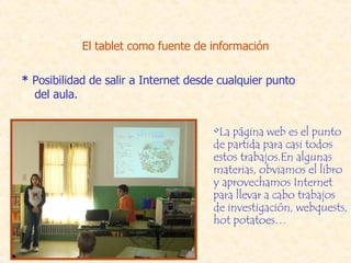 El tablet como fuente de información ,[object Object],[object Object]