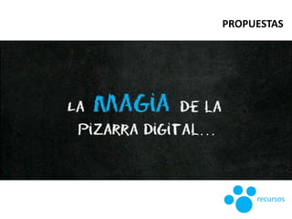 recursos
PROPUESTAS
 