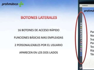 HITACHI  STARBOARD FX DUOPantalla dura y duraderaNo necesita de lápiz electrónicoSuperficie con reducción de reflejosPermite varios usuarios a la vezTecnología de “sensor de imagen”Rápida y precisa (como las electromagnéticas de puntero)Táctil (sin membrana)