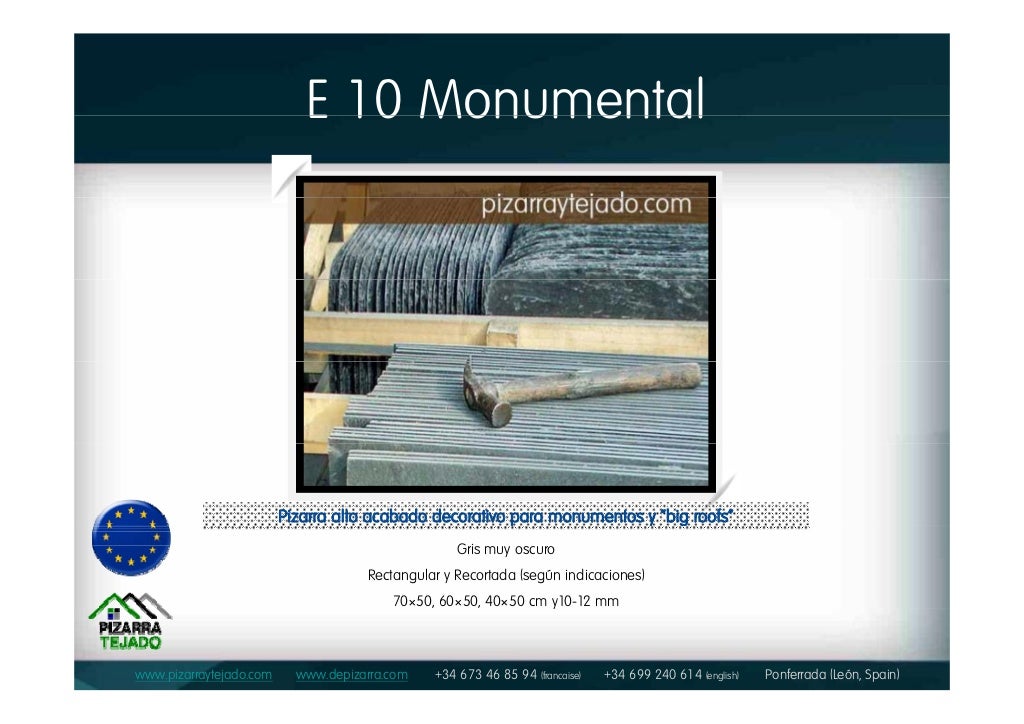 Piedra de pizarra natural para tejados, suelos, fachadas y decoración.