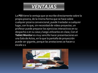 Medio de conexión, a través del cual se comunican el ordenador y la pizarra
