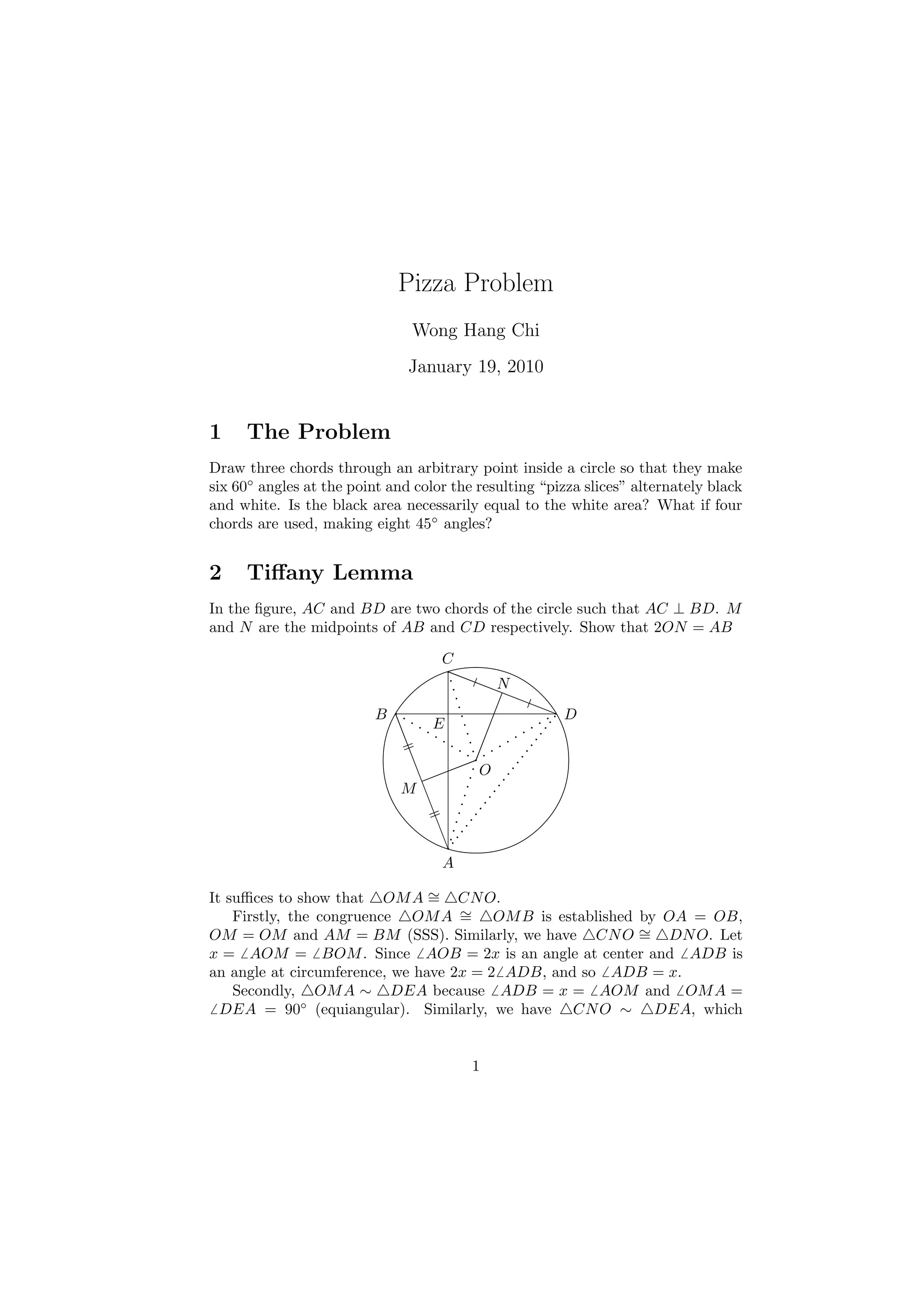 Pizza Problem | PDF