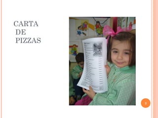 CARTA
DE
PIZZAS

3

 