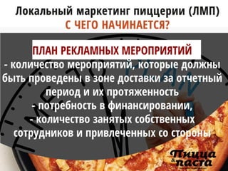 Что такое локальный маркетинг пицца-предприятий